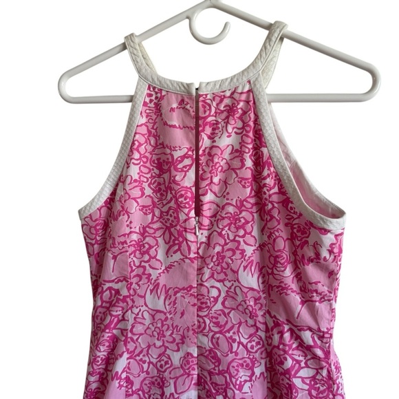 Lilly Pulitzer Pearl Shift Dress, Pink She's a Fox Print, Size 2 - Picture 7 of 8